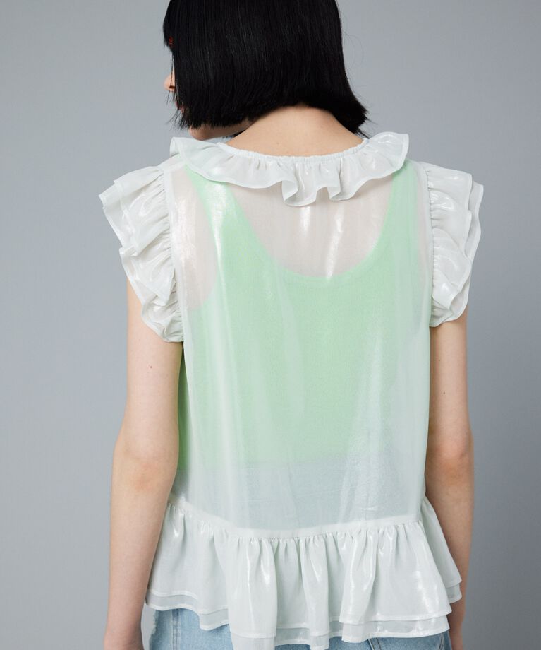 HeRIN.CYE「Many frill tops」|シャツ・ブラウス|