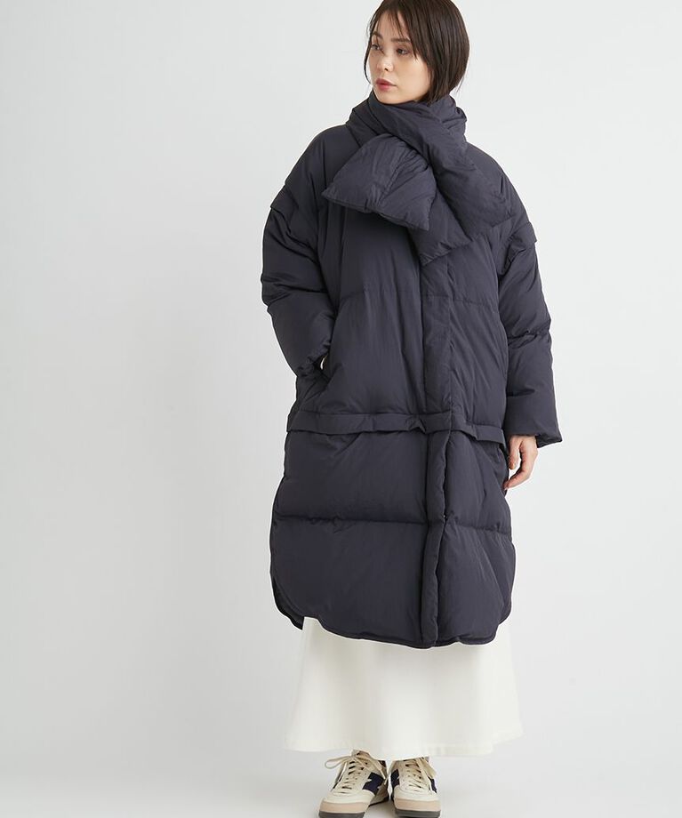emmi atelier「【金子綾 for emmi】ecoマルチウェイダウンコート」|ダウン|