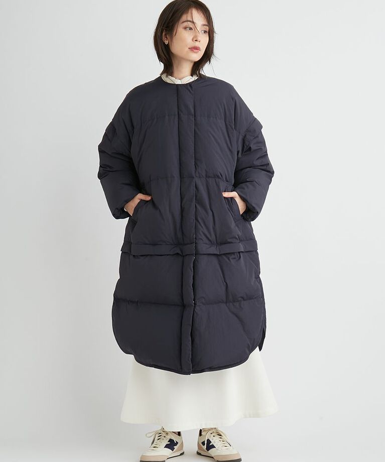 emmi atelier「【金子綾 for emmi】ecoマルチウェイダウンコート」|ダウン|