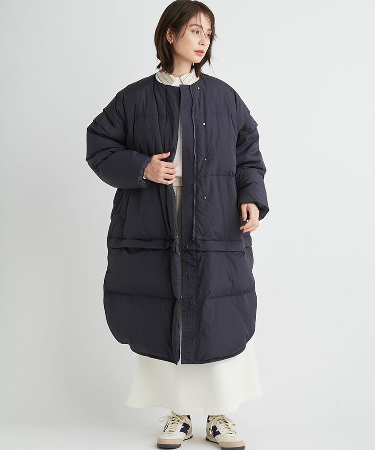 emmi atelier「【金子綾 for emmi】ecoマルチウェイダウンコート」|ダウン|