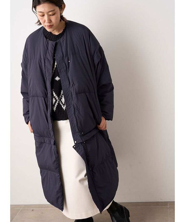 emmi atelier「【金子綾 for emmi】ecoマルチウェイダウンコート」|ダウン|