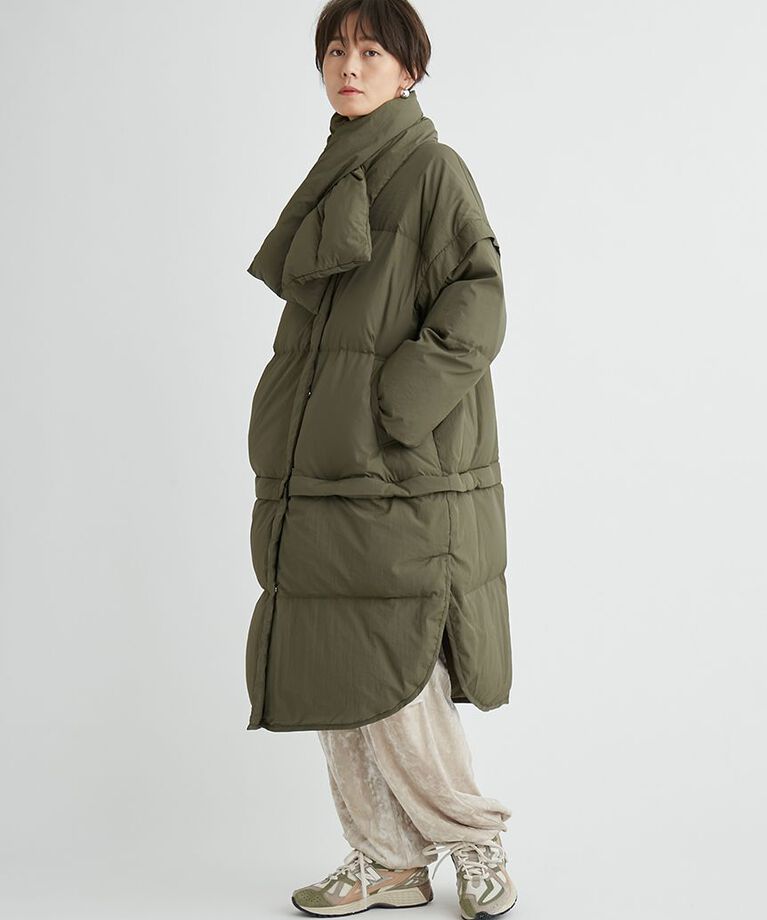 emmi atelier「【金子綾 for emmi】ecoマルチウェイダウンコート」|ダウン|KKI