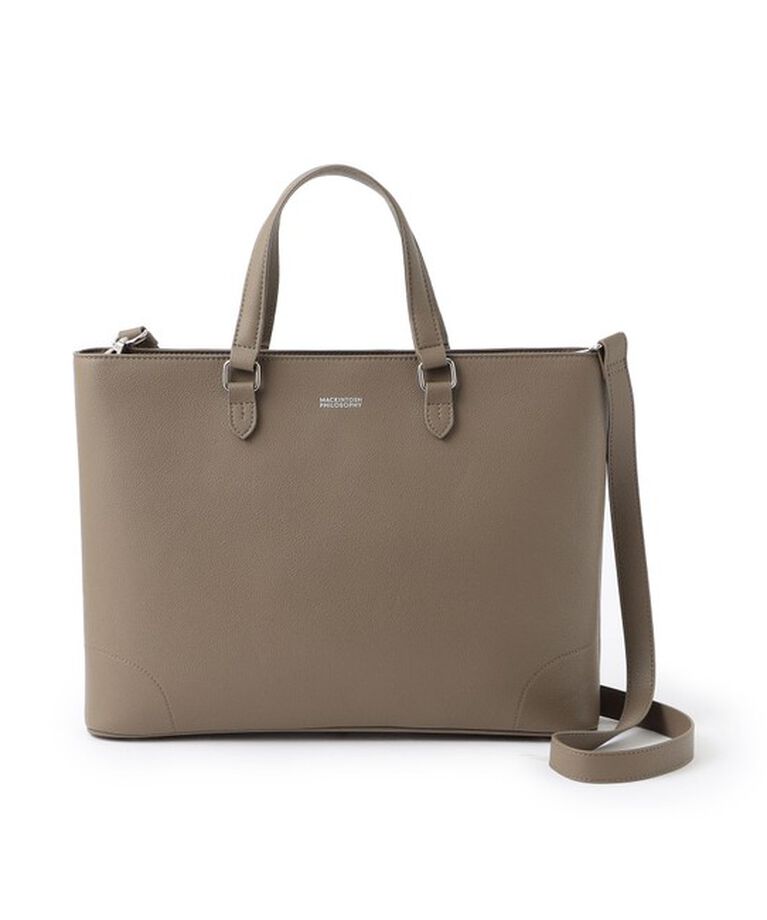 MACKINTOSH PHILOSOPHY「シンセティックシュリンクレザー 2WAYトートバッグ」|トートバッグ|ブラウン
