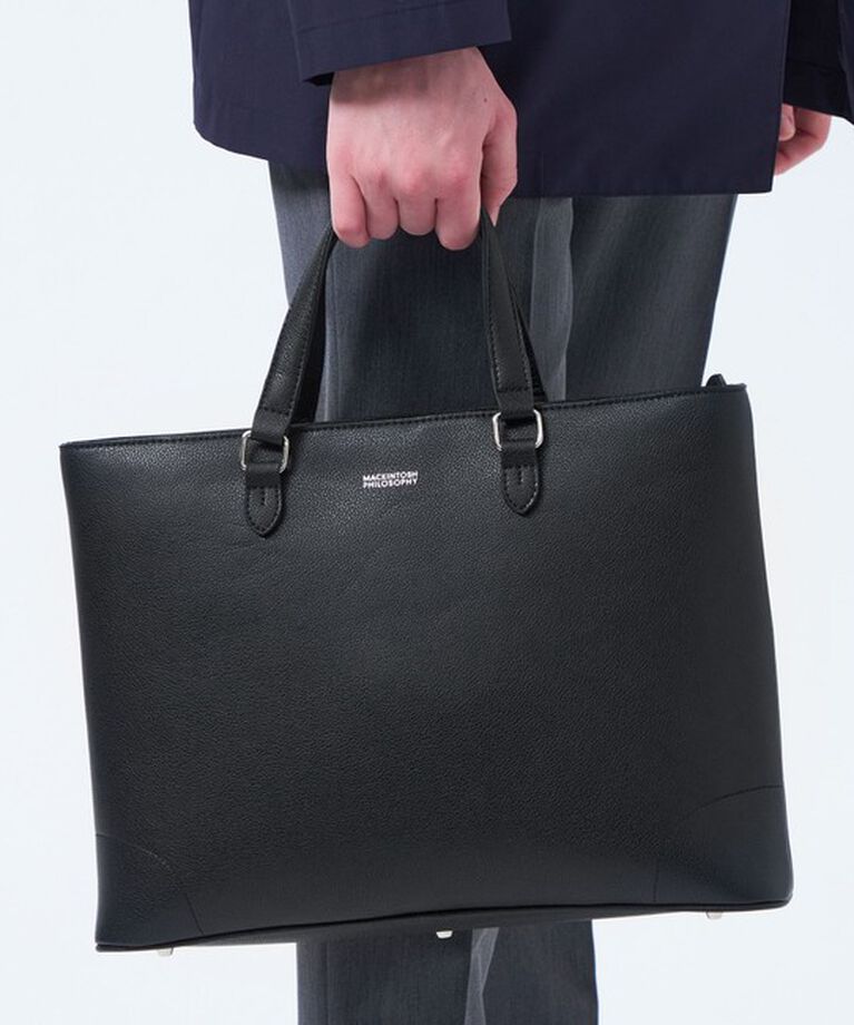 MACKINTOSH PHILOSOPHY「シンセティックシュリンクレザー 2WAYトートバッグ」|トートバッグ|