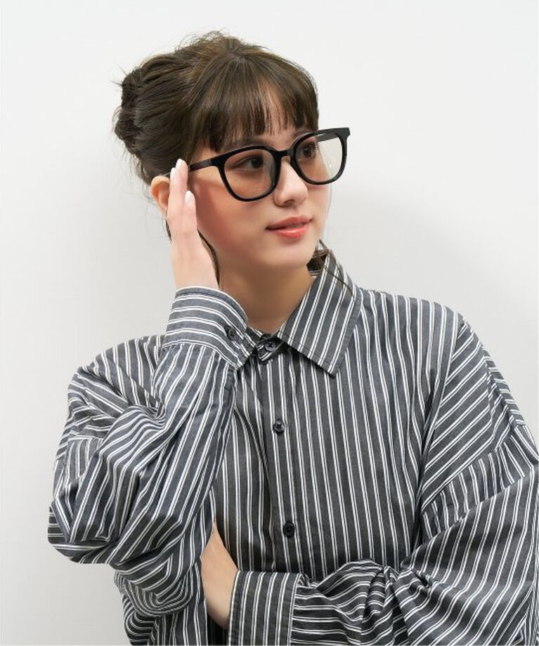  「【WEB限定】ウェリントン型 サングラス | 軽量 カラーレンズ トレンド 紫外線対策 UVカット 大きめサイズ」|サングラス|