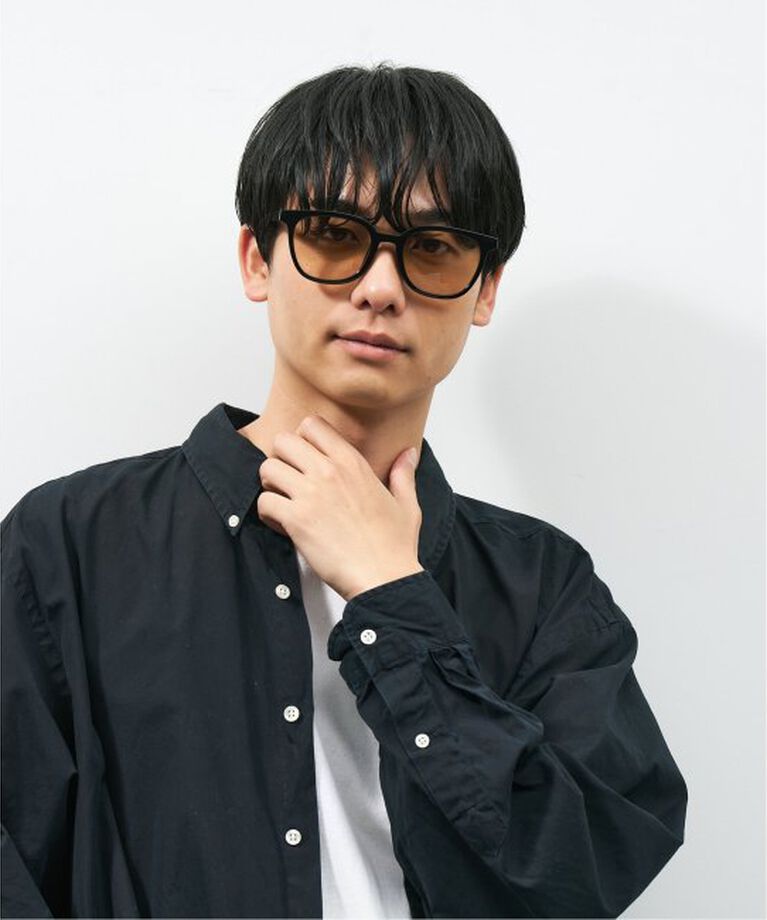 「【WEB限定】ウェリントン型 サングラス | 軽量 カラーレンズ トレンド 紫外線対策 UVカット 大きめサイズ」|サングラス|