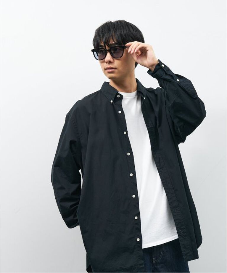  「【WEB限定】ウェリントン型 サングラス | 軽量 カラーレンズ トレンド 紫外線対策 UVカット 大きめサイズ」|サングラス|