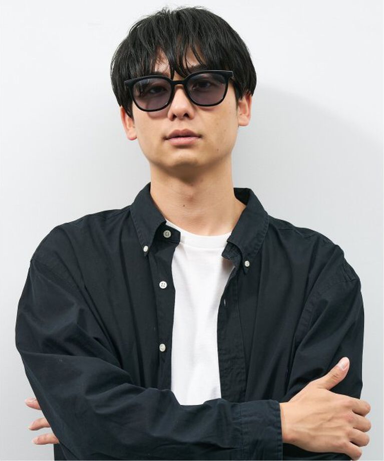  「【WEB限定】ウェリントン型 サングラス | 軽量 カラーレンズ トレンド 紫外線対策 UVカット 大きめサイズ」|サングラス|