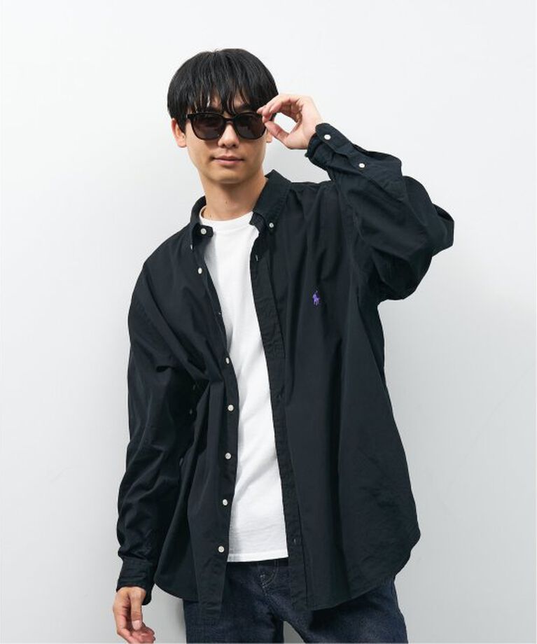  「【WEB限定】ウェリントン型 サングラス | 軽量 カラーレンズ トレンド 紫外線対策 UVカット 大きめサイズ」|サングラス|