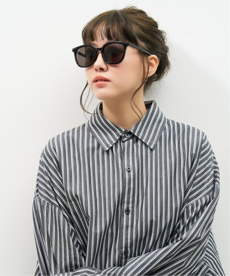  「【WEB限定】ウェリントン型 サングラス | 軽量 カラーレンズ トレンド 紫外線対策 UVカット 大きめサイズ」|サングラス|