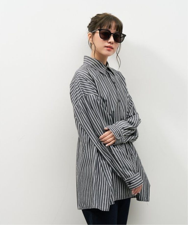  「【WEB限定】ウェリントン型 サングラス | 軽量 カラーレンズ トレンド 紫外線対策 UVカット 大きめサイズ」|サングラス|