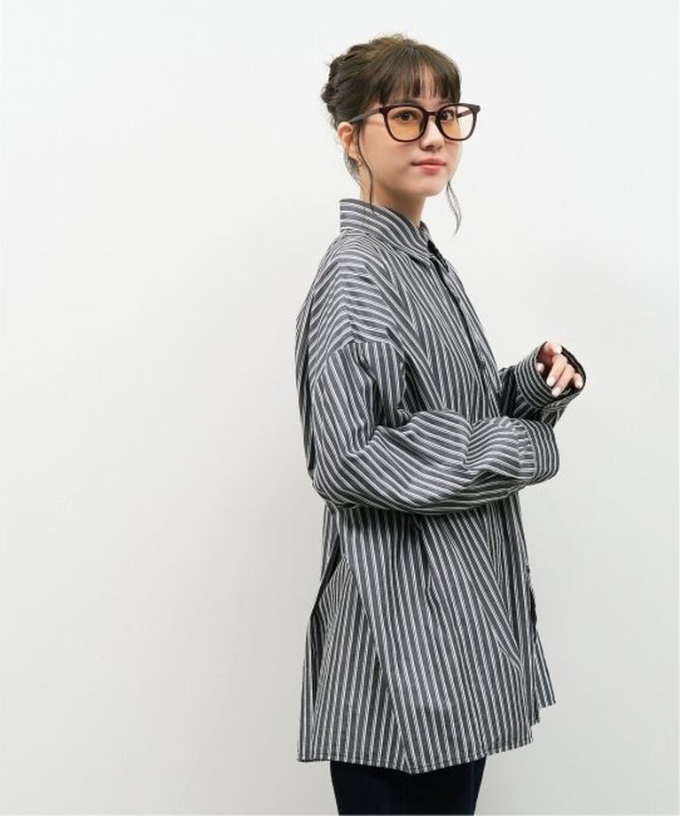  「【WEB限定】ウェリントン型 サングラス | 軽量 カラーレンズ トレンド 紫外線対策 UVカット 大きめサイズ」|サングラス|