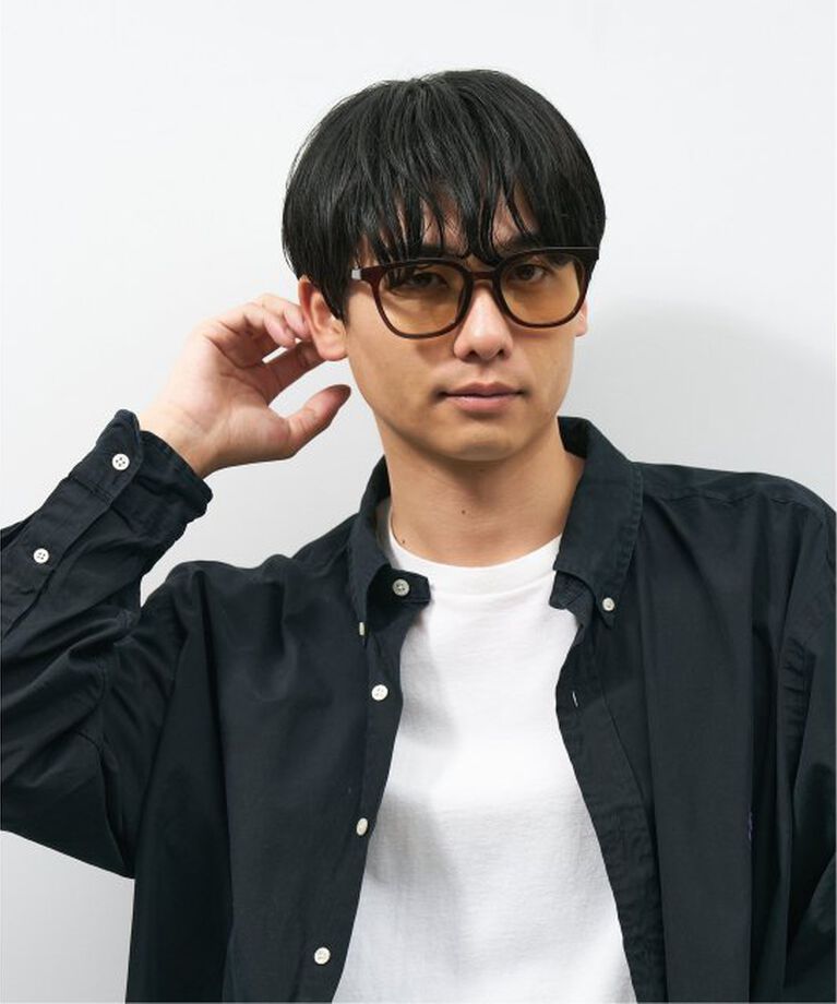  「【WEB限定】ウェリントン型 サングラス | 軽量 カラーレンズ トレンド 紫外線対策 UVカット 大きめサイズ」|サングラス|