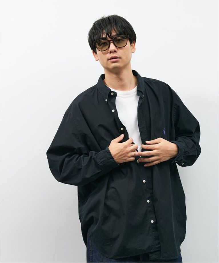  「【WEB限定】ウェリントン型 サングラス | 軽量 カラーレンズ トレンド 紫外線対策 UVカット 大きめサイズ」|サングラス|