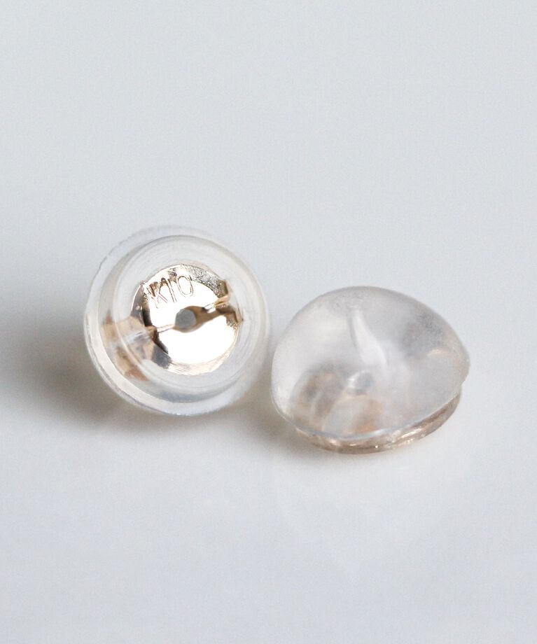  「ガーネット ピアス | K10YG 」|ピアス|
