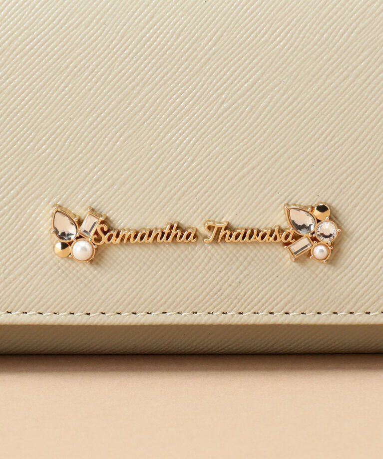 Samantha Thavasa「ラメレザービジュー 長財布」|財布|
