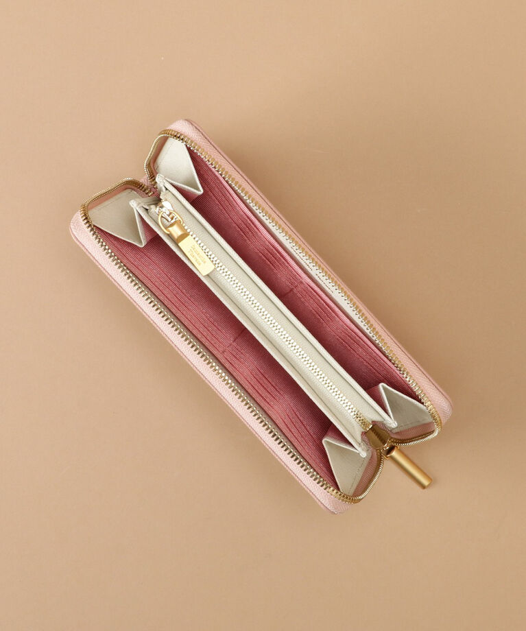 Samantha Thavasa「Pomme d'espoir ポムディスポワール バイカラーラウンドジップ長財布」|財布|