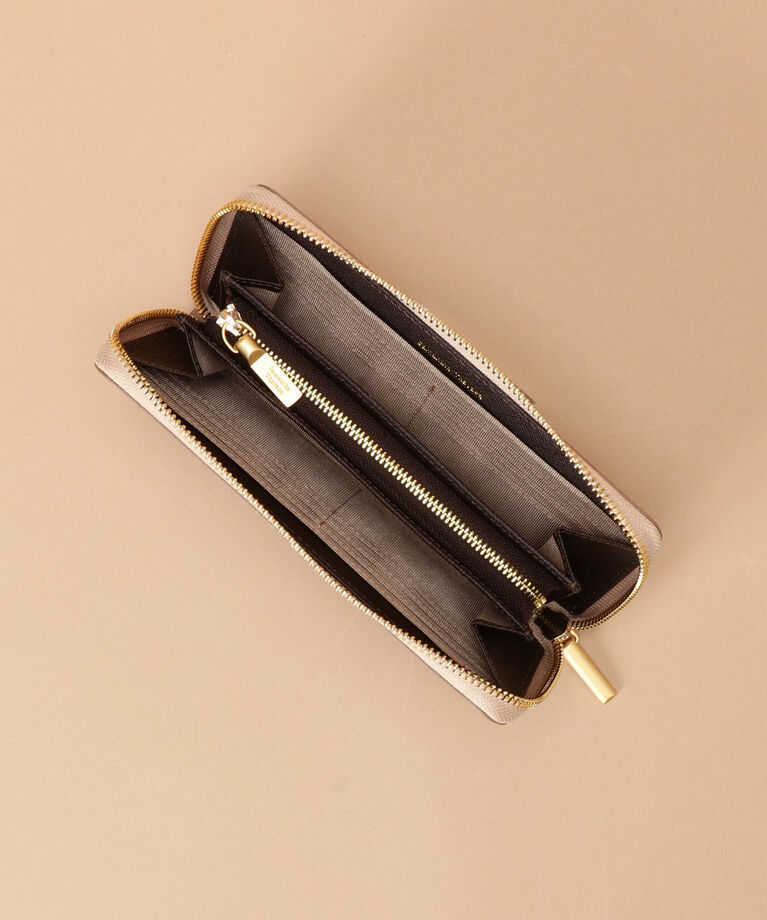 Samantha Thavasa「Pomme d'espoir ポムディスポワール バイカラーラウンドジップ長財布」|財布|