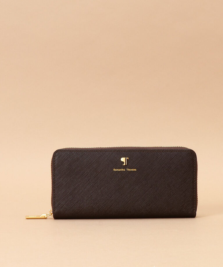Samantha Thavasa「Pomme d'espoir ポムディスポワール バイカラーラウンドジップ長財布」|財布|ﾀﾞｰｸﾌﾞﾗｳﾝ