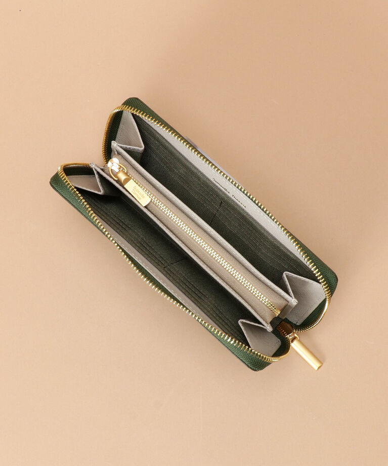 Samantha Thavasa「Pomme d'espoir ポムディスポワール バイカラーラウンドジップ長財布」|財布|