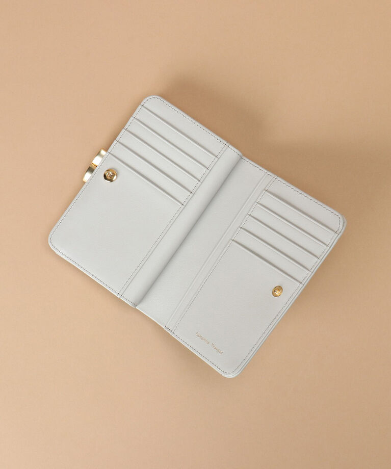 Samantha Thavasa「Pomme d'espoir ポムディスポワール 型押し口金折財布」|財布|