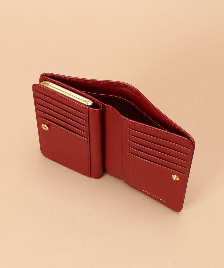 Samantha Thavasa「Pomme d'espoir ポムディスポワール 型押し口金折財布」|財布|
