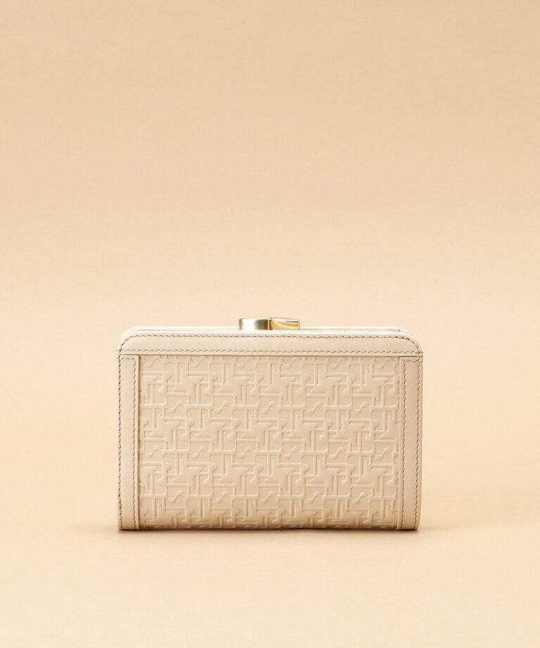 Samantha Thavasa「Pomme d'espoir ポムディスポワール 型押し口金折財布」|財布|