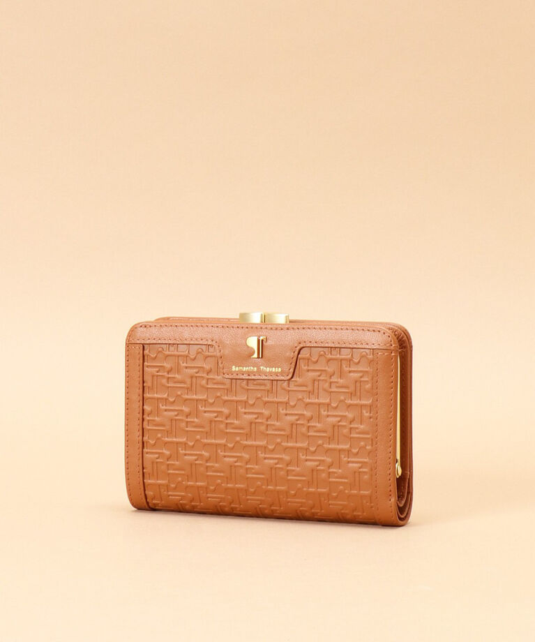 Samantha Thavasa「Pomme d'espoir ポムディスポワール 型押し口金折財布」|財布|