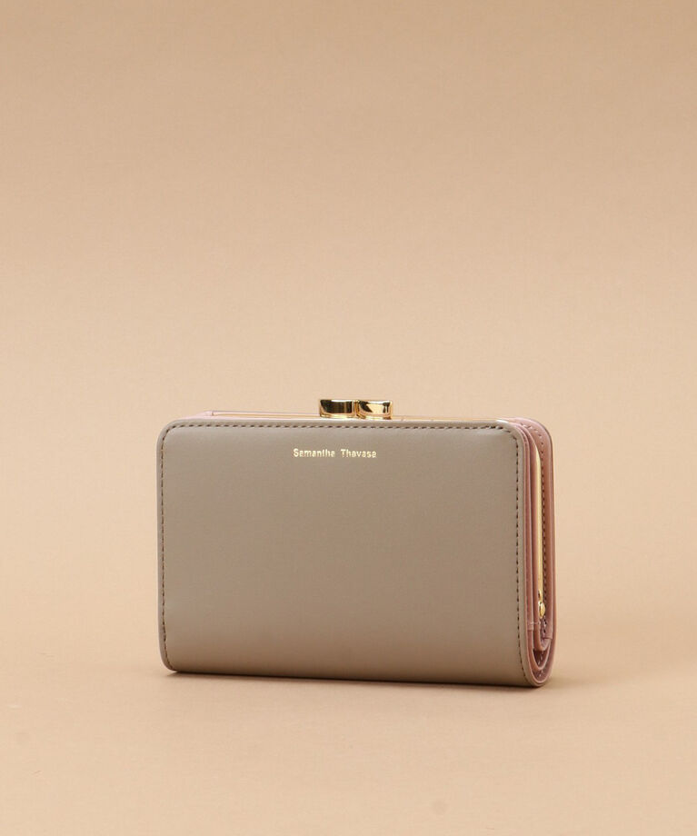 Samantha Thavasa「スマートバイカラー 口金折財布」|財布|