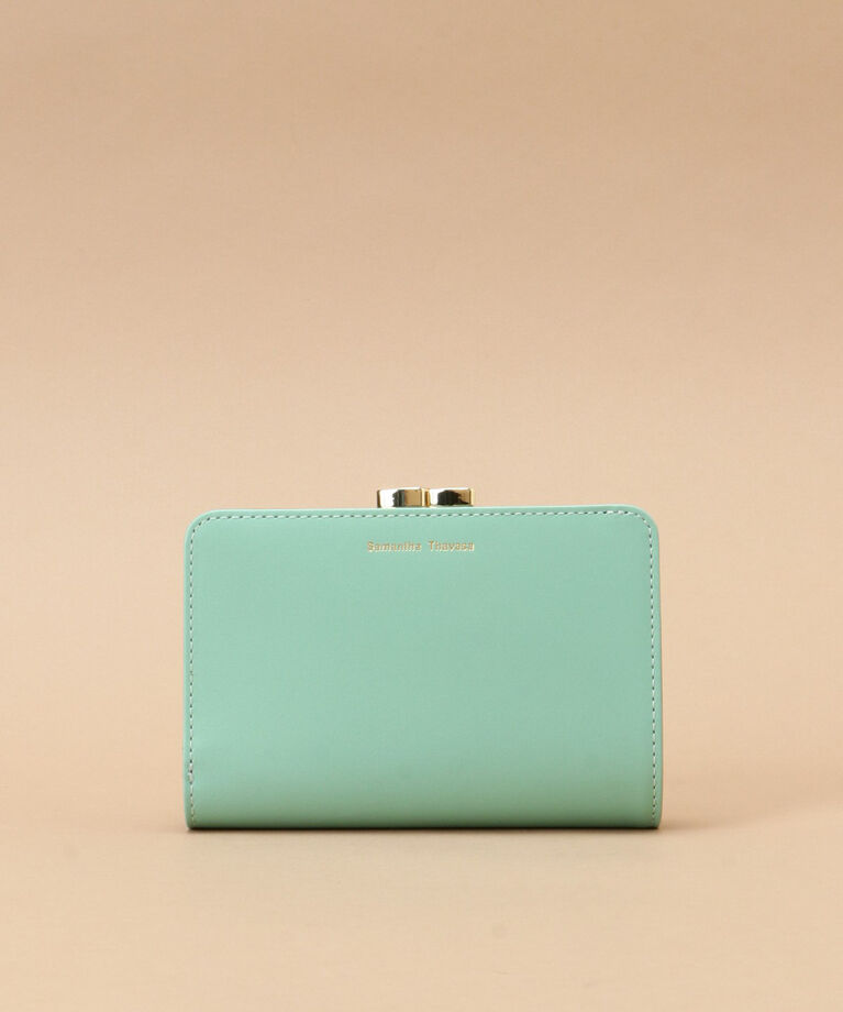 Samantha Thavasa「スマートバイカラー 口金折財布」|財布|ミント