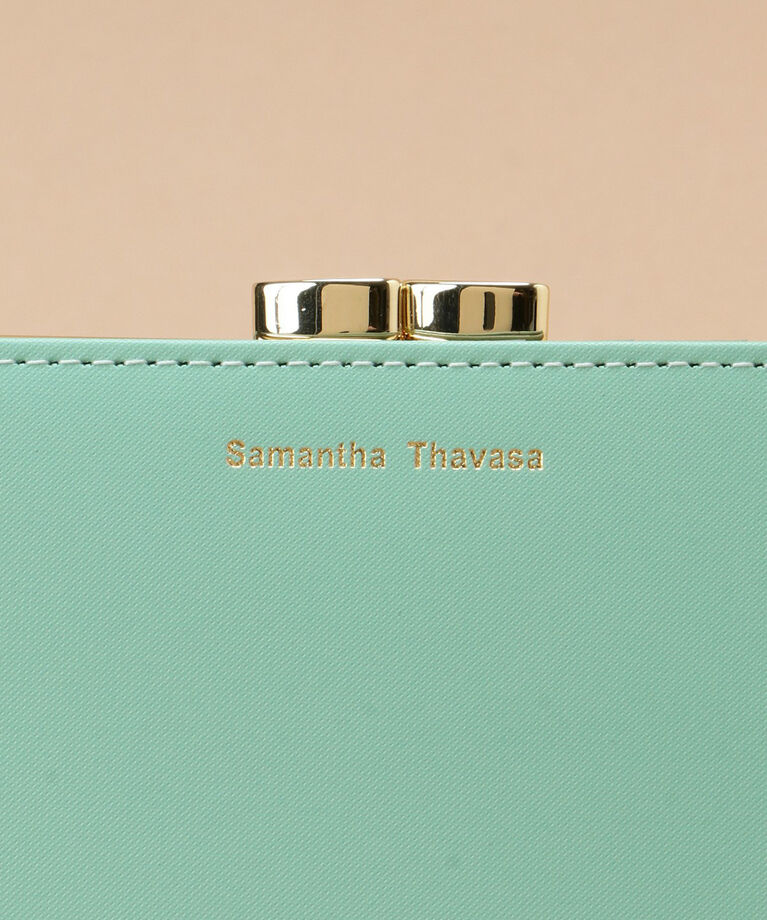 Samantha Thavasa「スマートバイカラー 口金折財布」|財布|