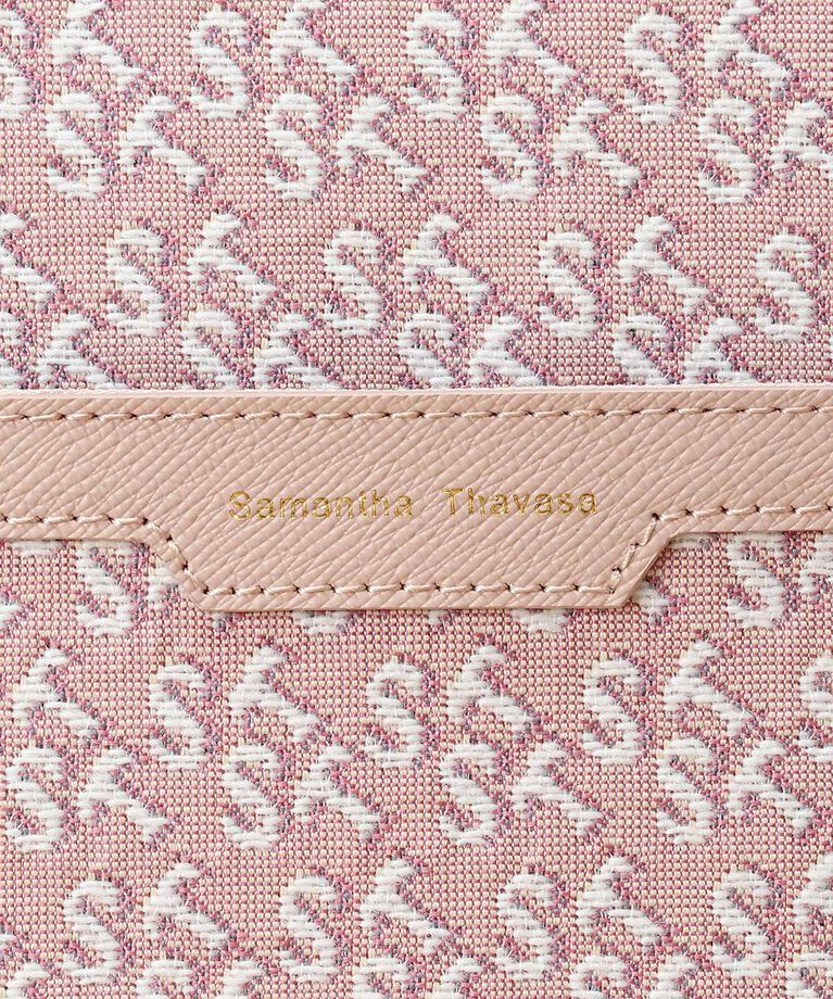 Samantha Thavasa「ST Jacquard シルエット スクエアトートバッグ」|トートバッグ|