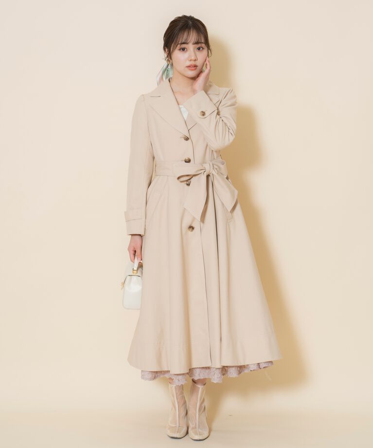 WILLSELECTION「シングルトレンチドレスコート」|トレンチコート|