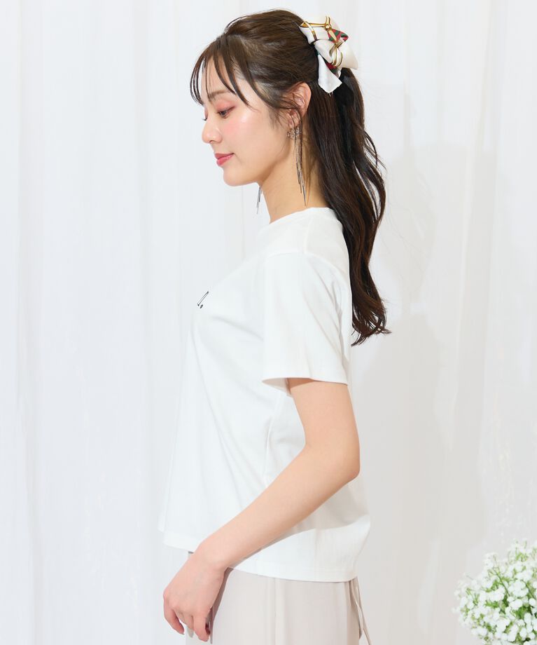 WILLSELECTION「ロゴ刺繍クルーネックTシャツ」|Tシャツ・カットソー|