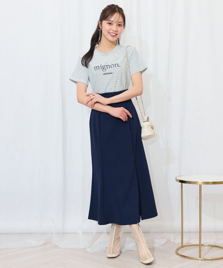 WILLSELECTION「ロゴ刺繍クルーネックTシャツ」|Tシャツ・カットソー|