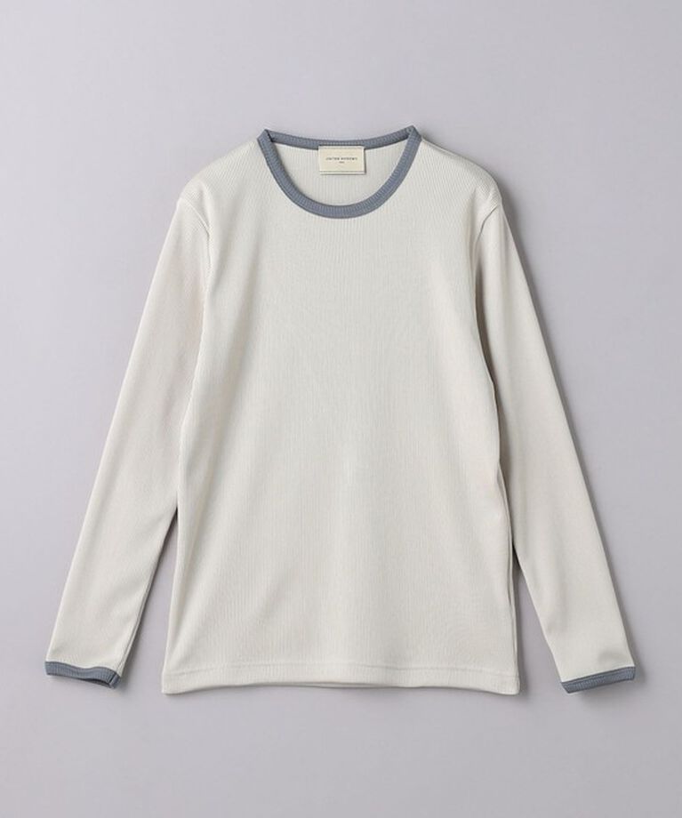 UNITED ARROWS「リブ バイカラー パイピング カットソー」|Tシャツ・カットソー|