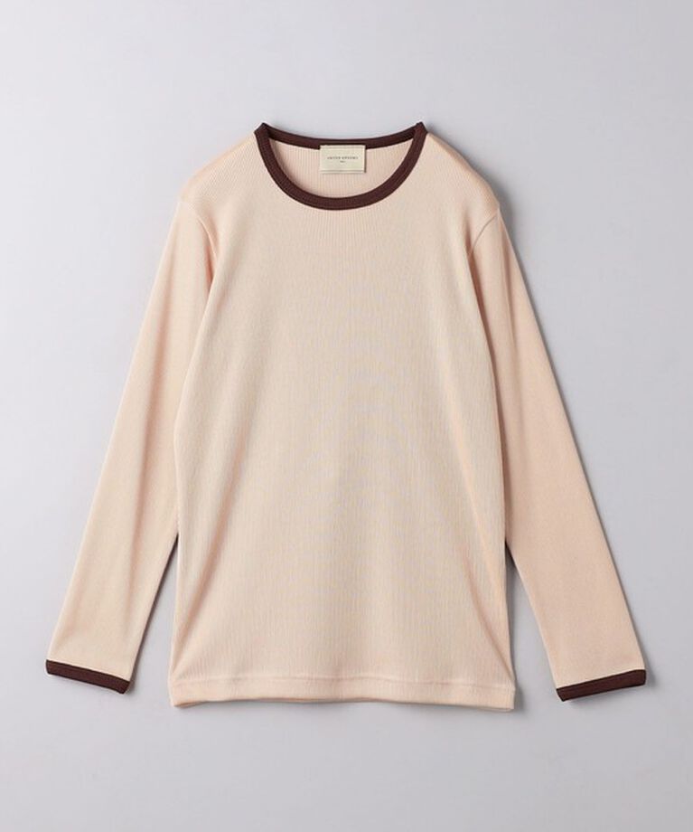 UNITED ARROWS「リブ バイカラー パイピング カットソー」|Tシャツ・カットソー|