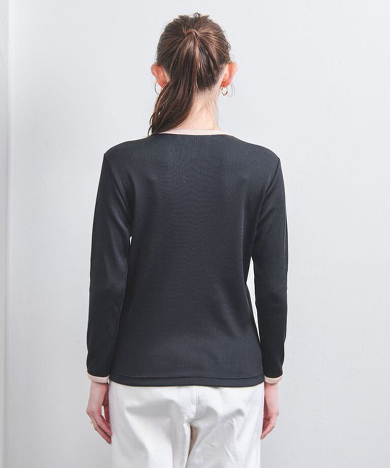 UNITED ARROWS「リブ バイカラー パイピング カットソー」|Tシャツ・カットソー|