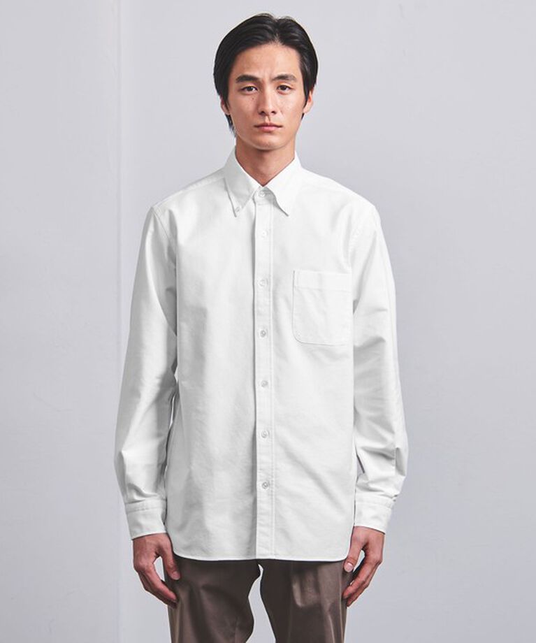 UNITED ARROWS「オーガニック コットン オックスフォード ボタンダウン シャツ」|シャツ・ブラウス|