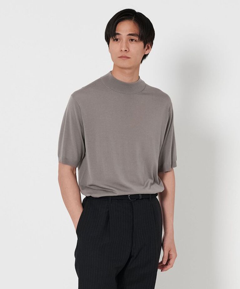 UNITED ARROWS「ウール ハイゲージ モックネック ニット」|ニット・セーター|MOCA