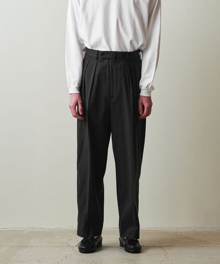 STEVEN ALAN「＜Steven Alan＞ グレース ツイル イン ツープリーツ ドレス トラウザーズ」|チノ|