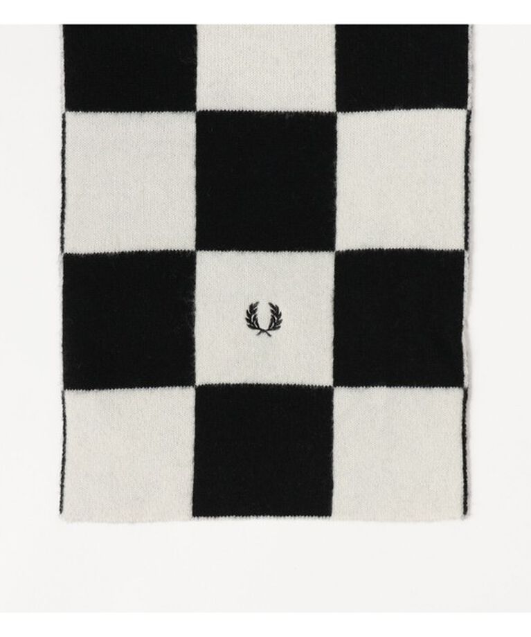 Ray BEAMS 「FRED PERRY / Chequerboard Lambswool Scarf」|ストール|