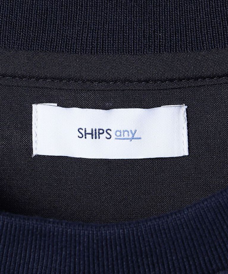 SHIPS any「SHIPS any: COOLMAX（R） サマー プルオーバー Tシャツ (セットアップ対応) 24SS◇」|Tシャツ・カットソー|