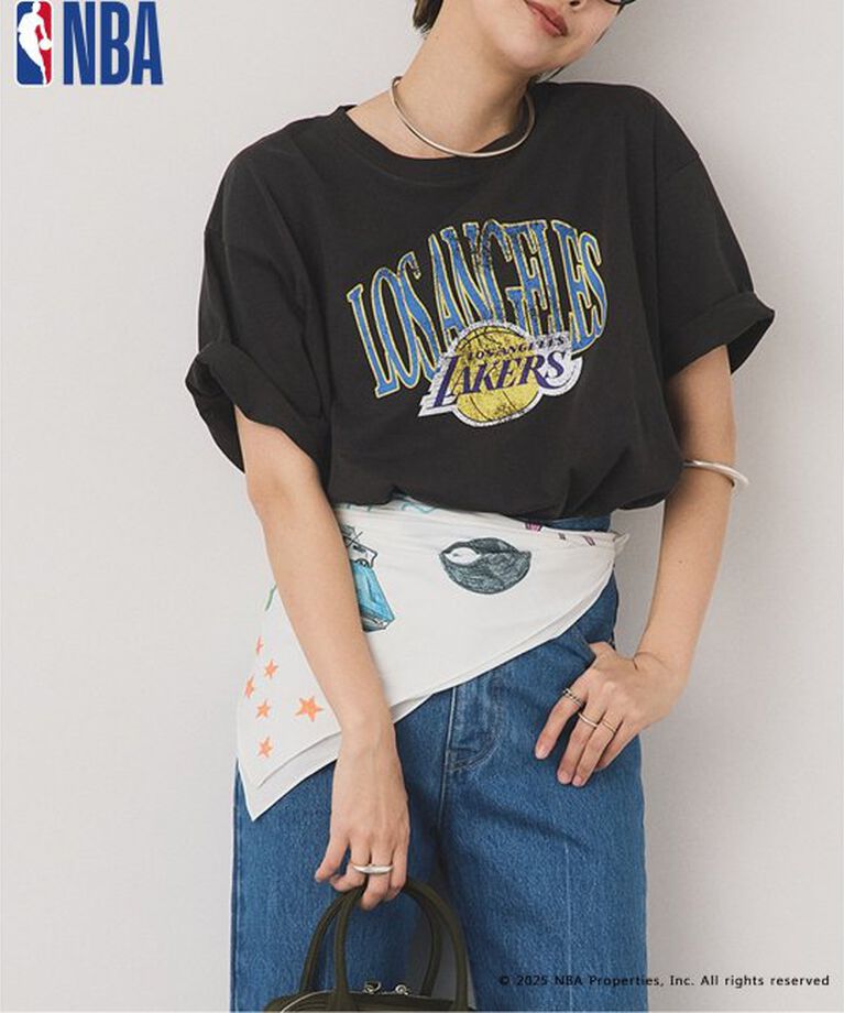 OUTDOOR PRODUCTS Usual Things「OFF THE COURT by NBA / オフ ザ コート バイ NBA 別注 TEE」|Tシャツ・カットソー|ブラック
