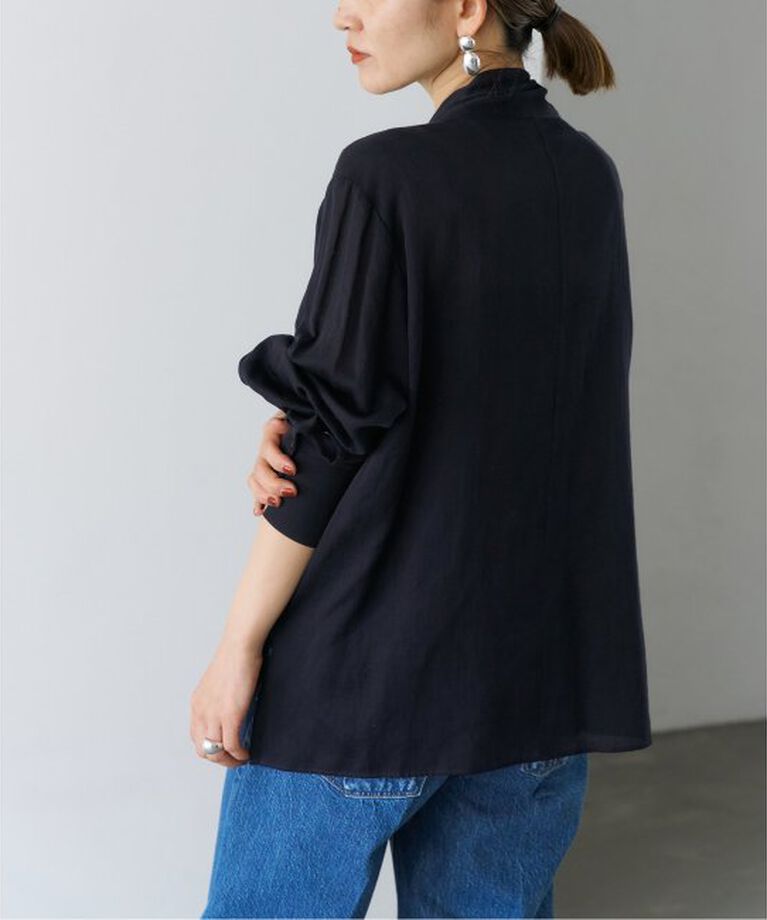 VERMEIL par iena「ドビーサテンボウブラウス」|シャツ・ブラウス|