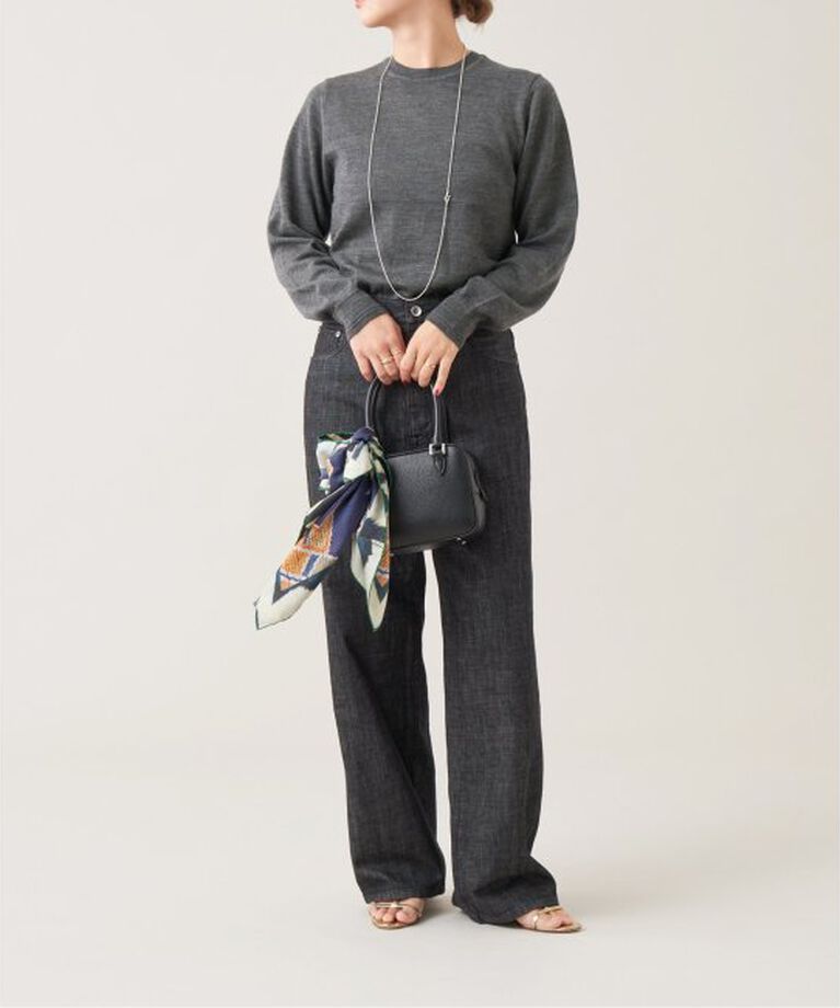 IENA LA BOUCLE「IENA LA BOUCLE ストレートカラーデニムパンツ」|デニム|