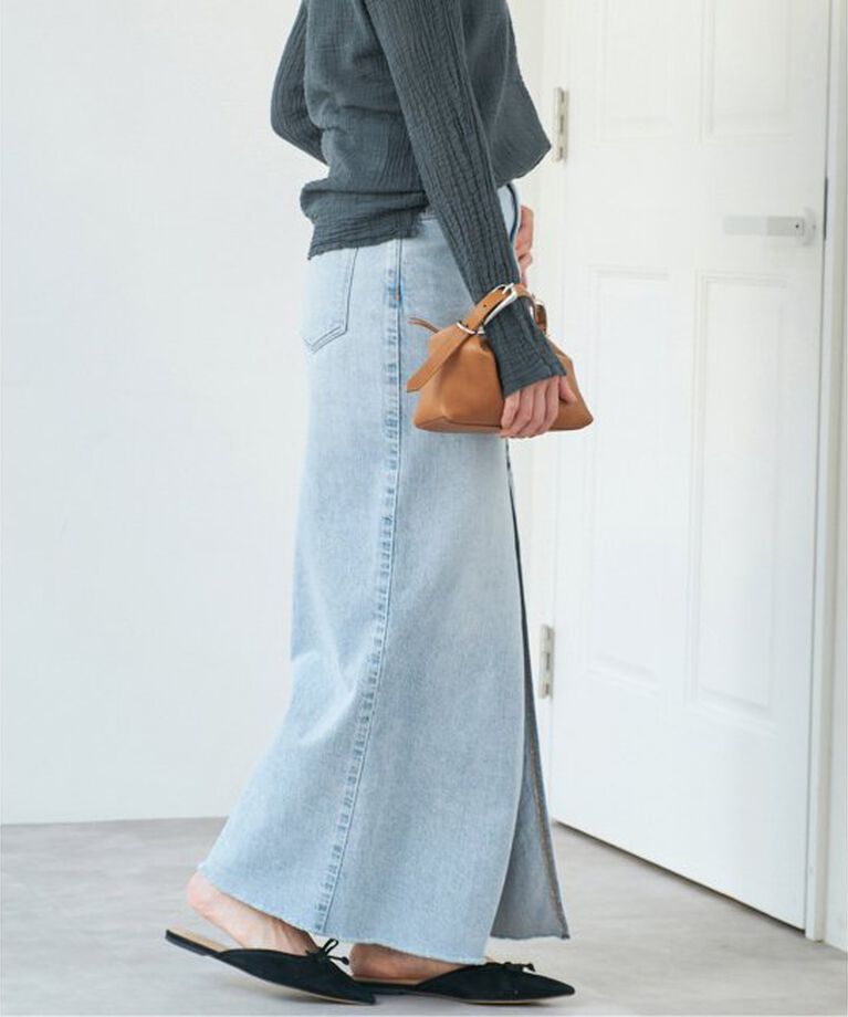 IENA「upper hights/アッパーハイツ DENIM SK デニムスカート 188216502FRC」|スカート|