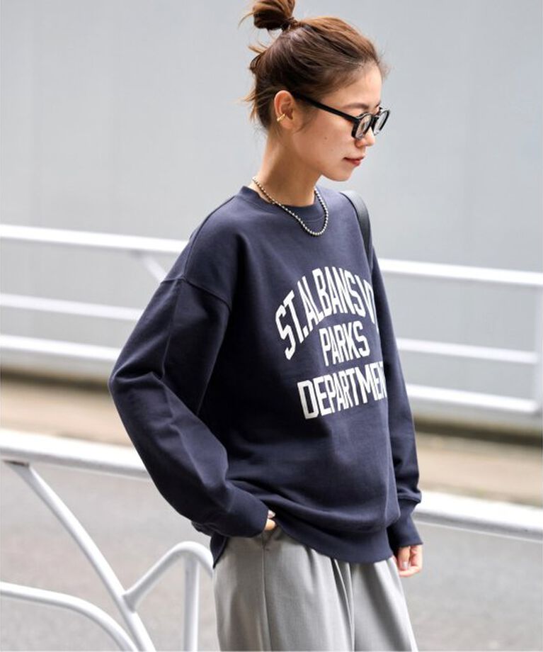 JOURNAL STANDARD relume「ST.ALBANSロゴスウェット」|スウェット・ジャージ|ネイビー