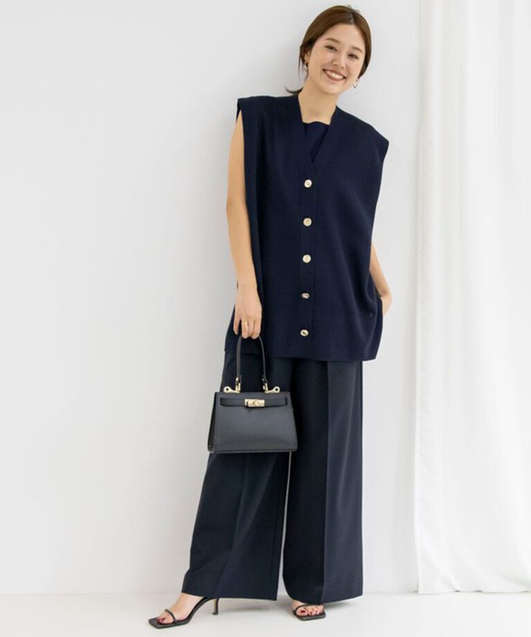 NOLLEY'S「ウォッシャブルハイスペックトロピカルウール2タックワイドパンツ」|その他|