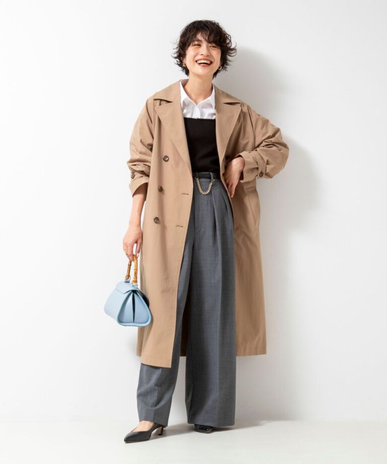 NOLLEY'S「ウォッシャブルハイスペックトロピカルウール2タックワイドパンツ」|その他|